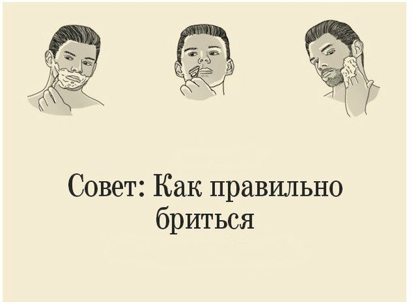 Как правильно бриться картинка