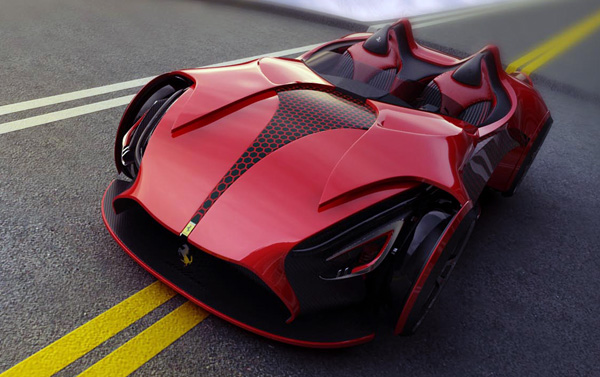 Ferrari Millenioконцепт электромобиль.