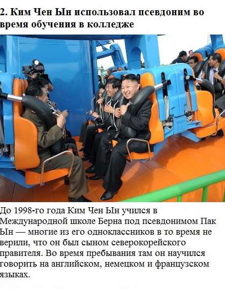 Ким Чен Ын несколько интересных фактов про молодого политика.