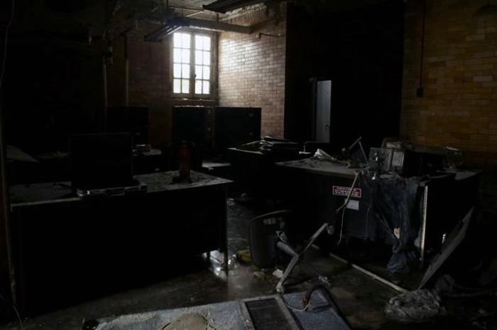 Фото заброшенного полицейского участка в Америке.