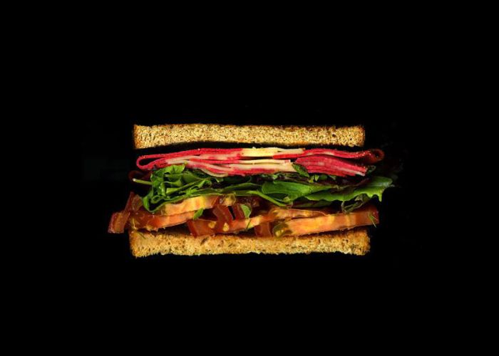 Художественные фотографии бутербродов