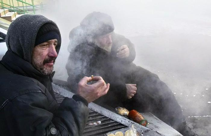 Фото бездомных разных стран.