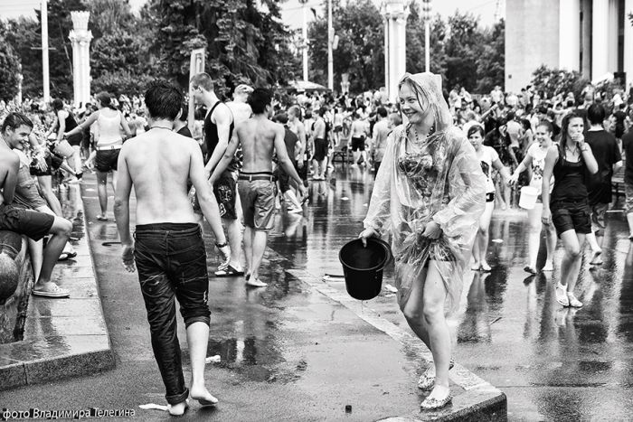 Водная битва на ВДНХ.