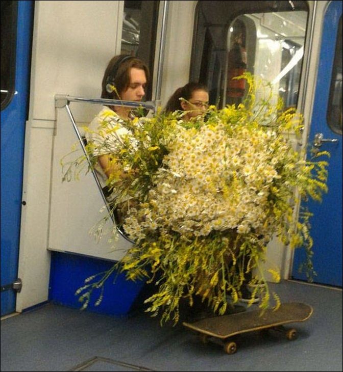 Смешные картинки про букеты