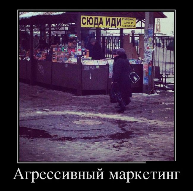 Прикольные демотиваторы, мимо не пройдешь.