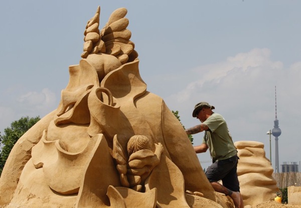 Песчаные скульптуры.