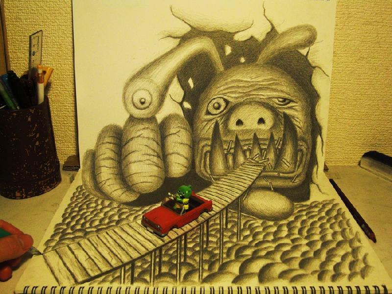 Невероятно красивые 3D рисунки
