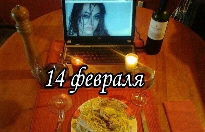 Прикольные картинки, ко дню Святого Валентина.