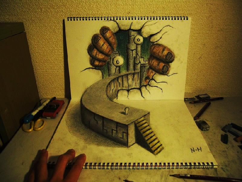 Невероятно красивые 3D рисунки