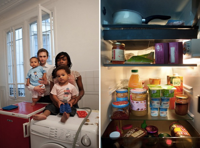 Что содержится в холодильниках разных семей