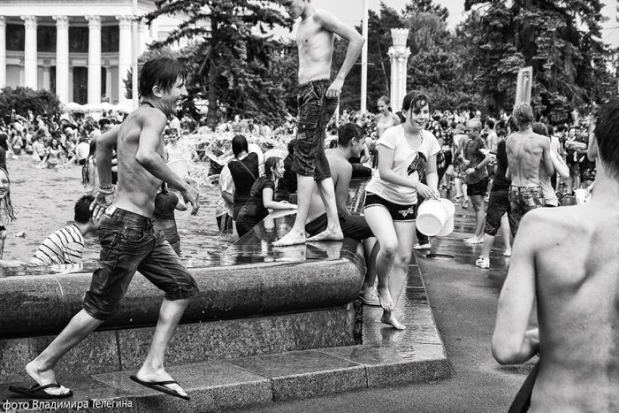 Водная битва на ВДНХ.