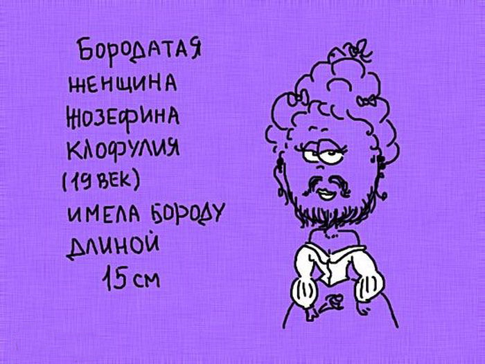 Интересные факты в рисунках
