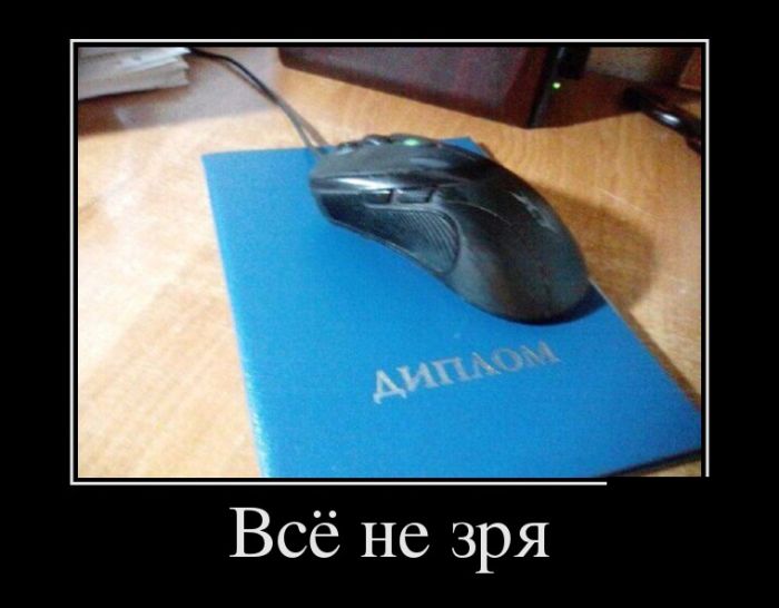 Прикольные демотиваторы, мимо не пройдешь.