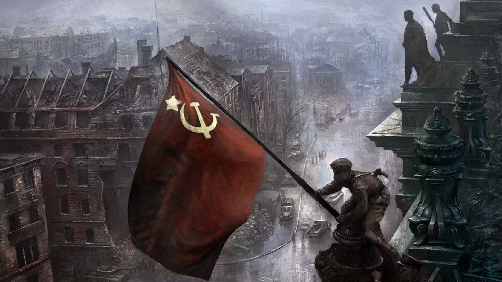 Обои с 9 мая, большие картинки и фото.