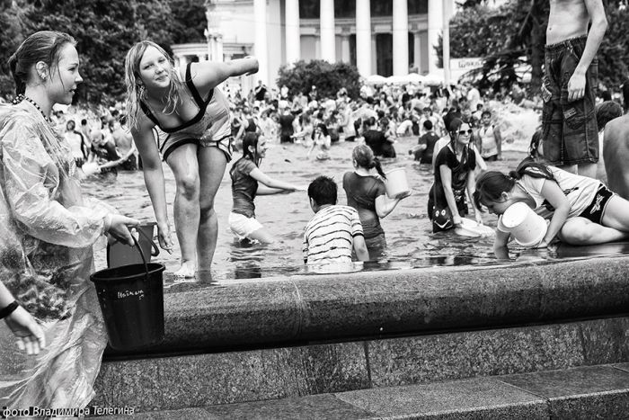 Водная битва на ВДНХ.