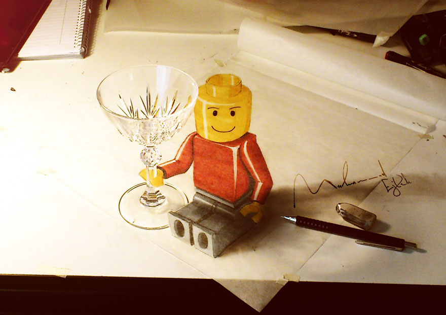 Красивые 3D рисунки карандашом