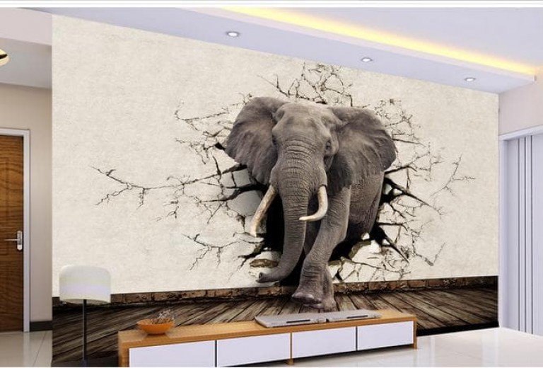 Красивые 3D-рисунки на стенах и асфальте