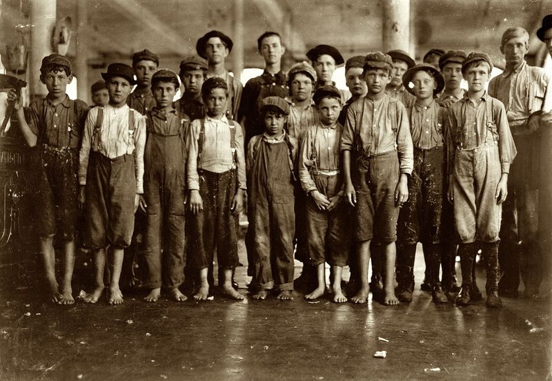 Американские дети, фотографии 1900-1920 годов.