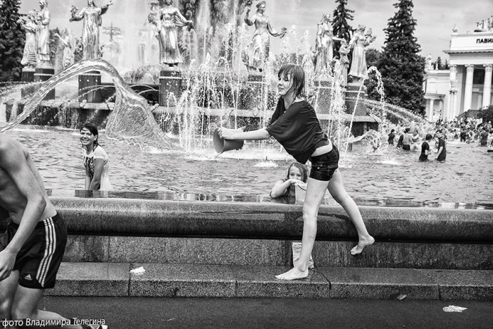 Водная битва на ВДНХ.