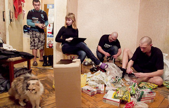 Московская квартира национал-большевиков.