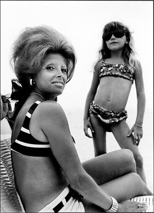 Америка, фотографии с пляжа 70-х