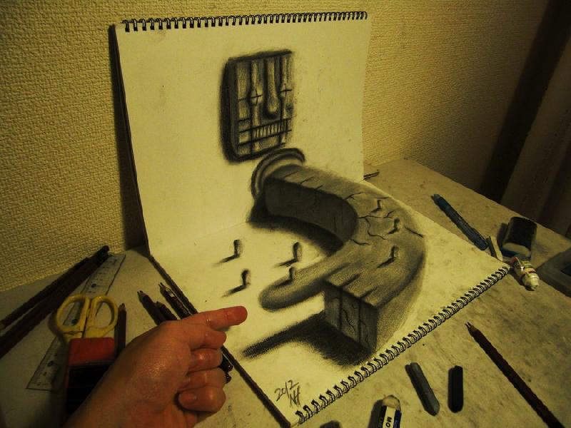 Невероятно красивые 3D рисунки