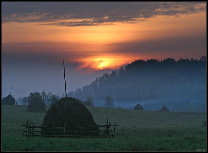 Жизнь людей в российских селах.
