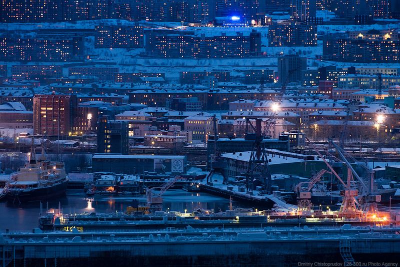 Мурманск, фотографии зимнего города