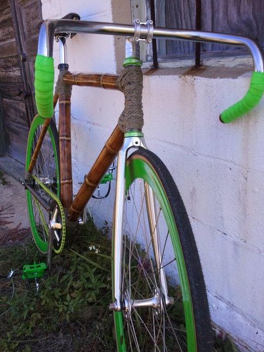 Переделка велосипеда, своими руками из бамбука