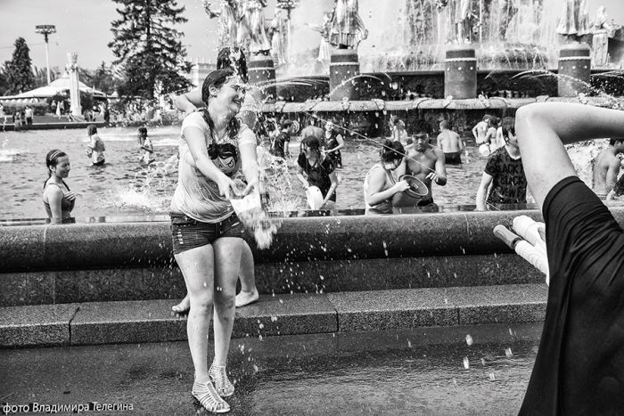 Водная битва на ВДНХ.