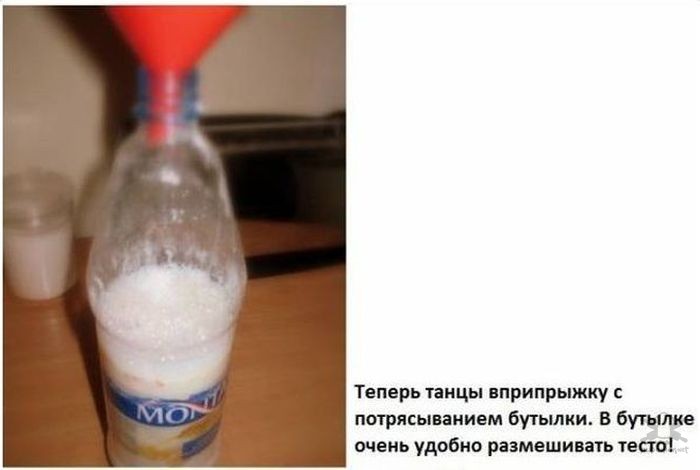 Простой способ приготовления блинов.