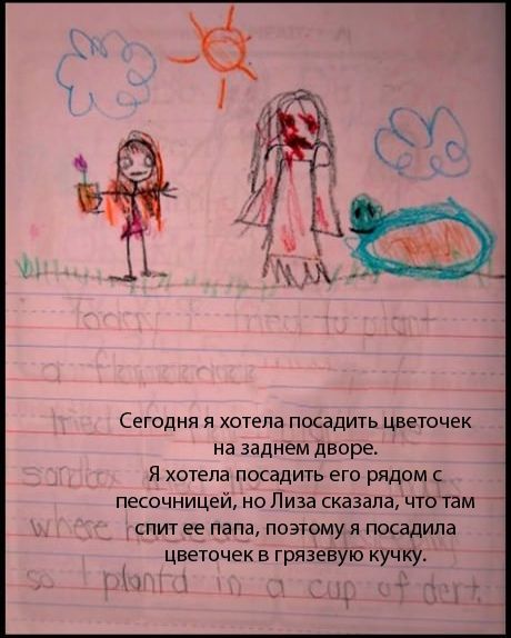 Дневник одной американской девочки, рисунки и описание.