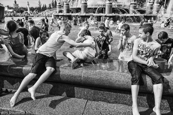 Водная битва на ВДНХ.