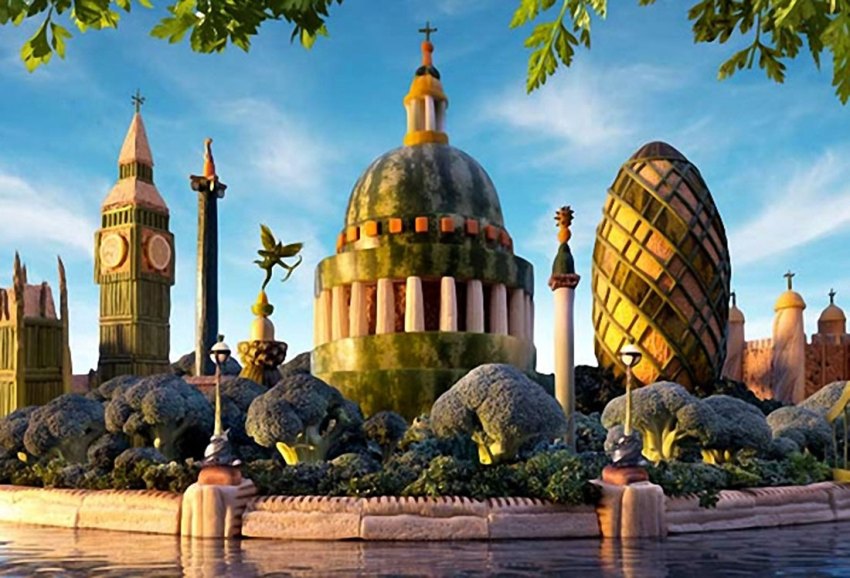 Съедобные картины Карла Уорнера.