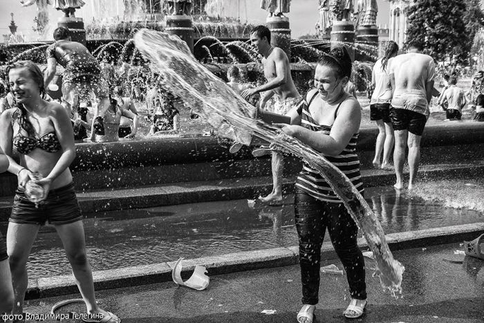 Водная битва на ВДНХ.