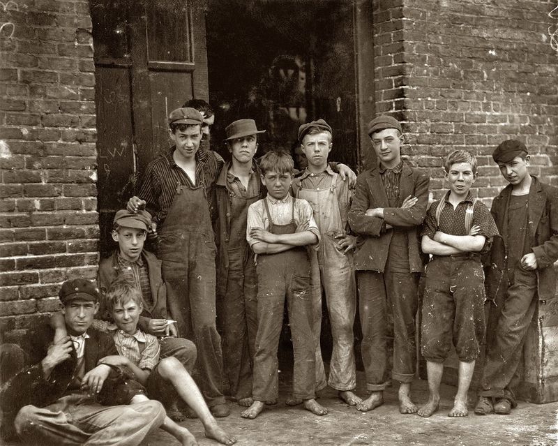 Американские дети, фотографии 1900-1920 годов.