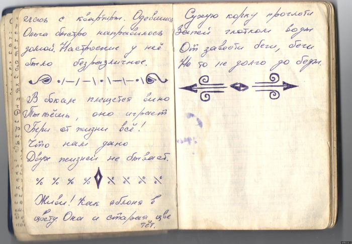 Блокнот неизвестного заключенного.