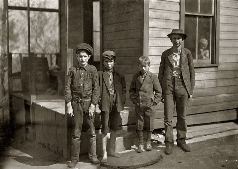 Американские дети, фотографии 1900-1920 годов.