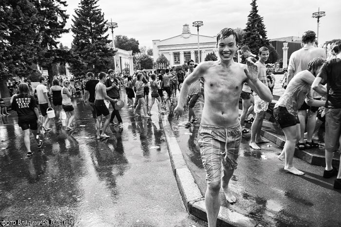 Водная битва на ВДНХ.
