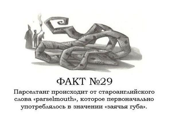 Интересные факты о Гарри Поттере.