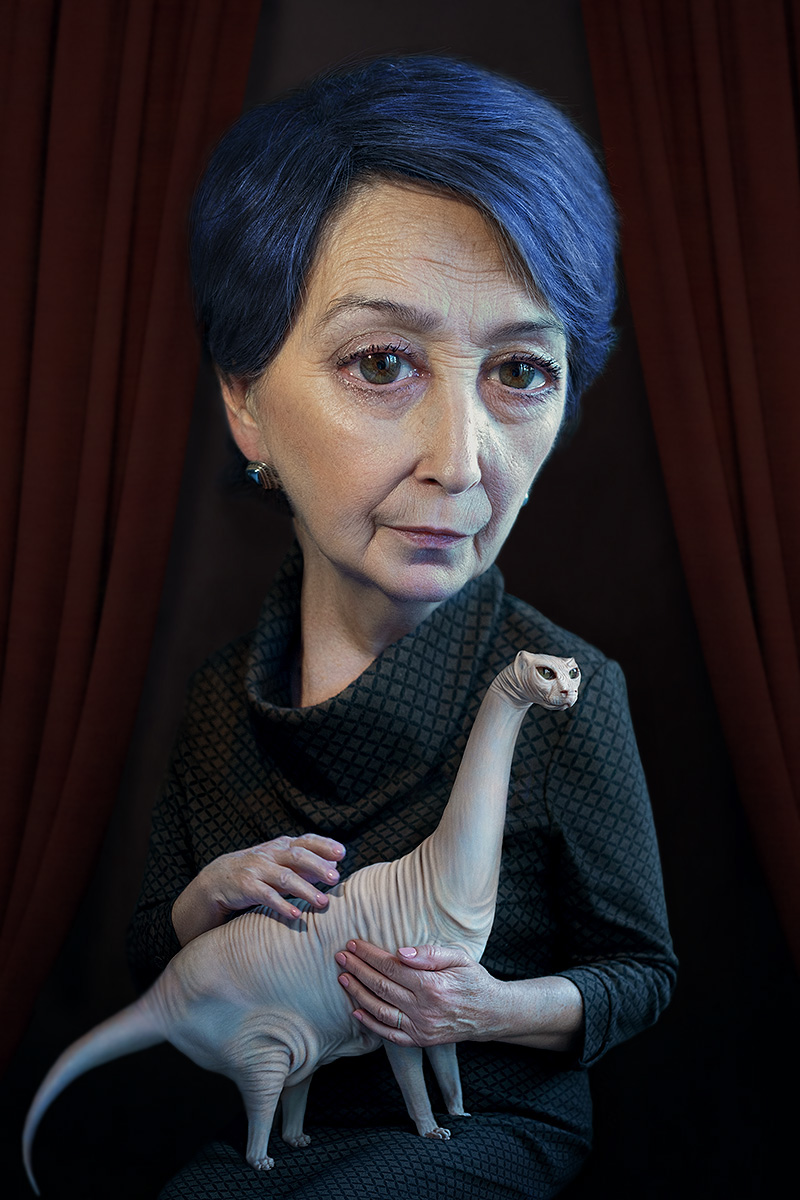 Фото и сюрреалистические персонажи