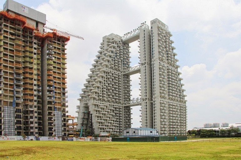 Грандиозный жилой дом Sky Habitat.