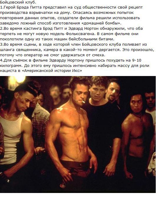 Факты в картинках о знаменитых фильмах и мультфильмах.
