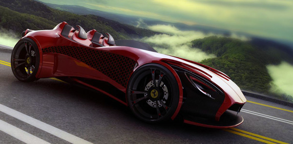 Ferrari Millenioконцепт электромобиль.