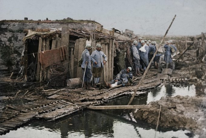 Первая мировая война, цветные фотографии.
