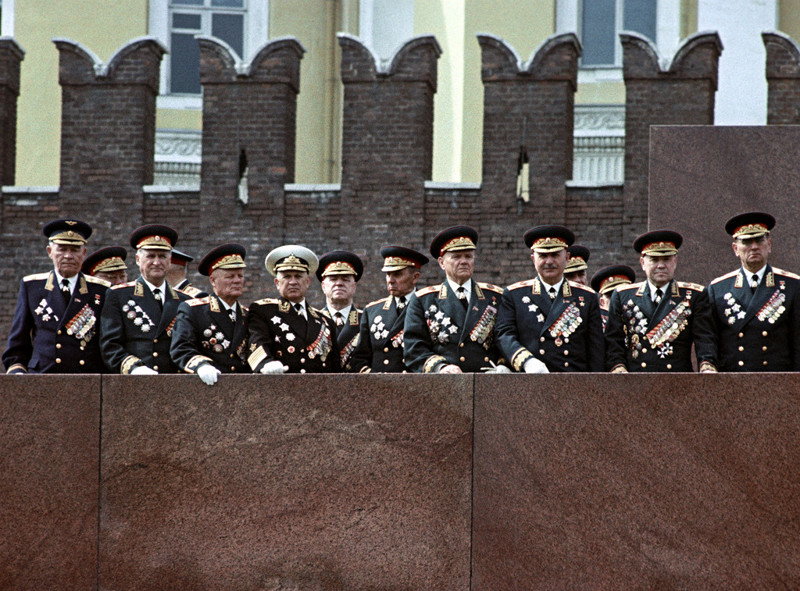 Парад, фотографии сделанные в СССР