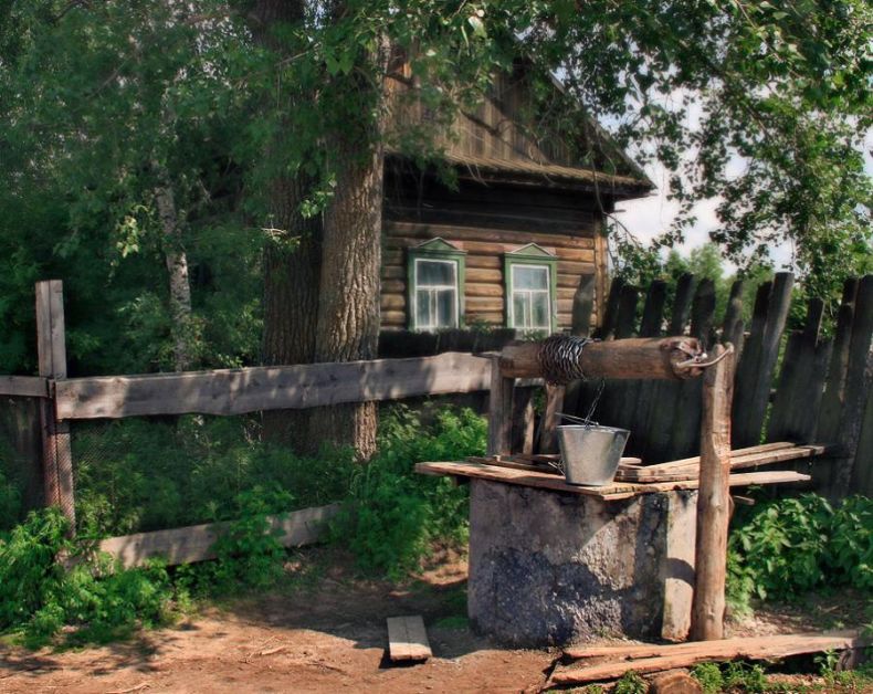 Жизнь людей в российских селах.