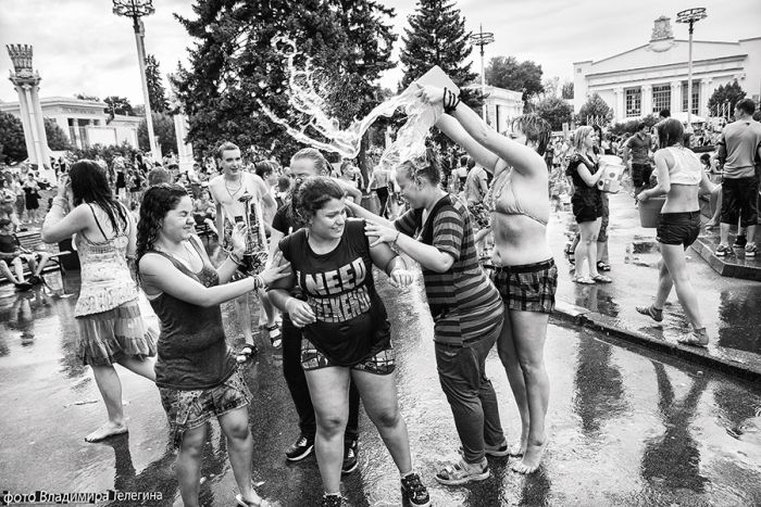 Водная битва на ВДНХ.