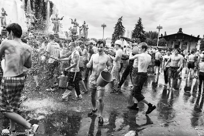 Водная битва на ВДНХ.