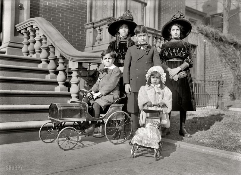 Американские дети, фотографии 1900-1920 годов.
